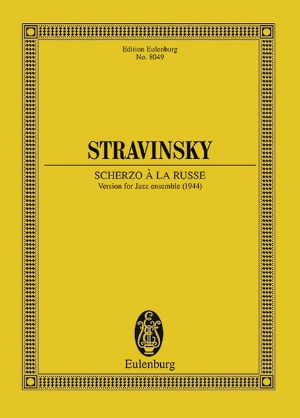 Stravinsky: Scherzo  la Russe (Study Score) published by Eulenburg